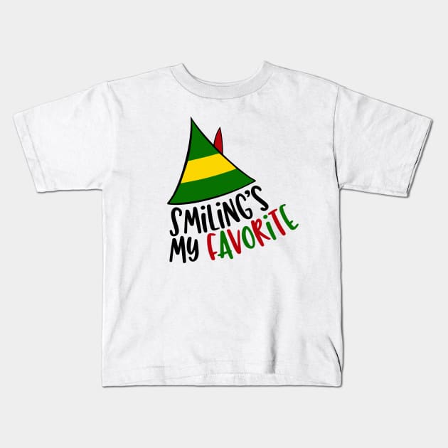 Smiling's my Favorite, Buddy the Elf Kids T-Shirt by FanSwagUnltd